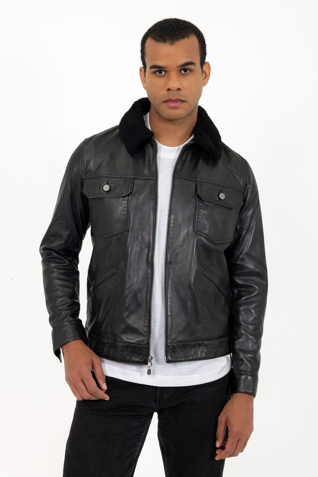 CAVALLO Lambskin Leather Jacket | PinoPorte