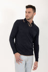 PAULO Wool Long Sleeve Polo Shirt