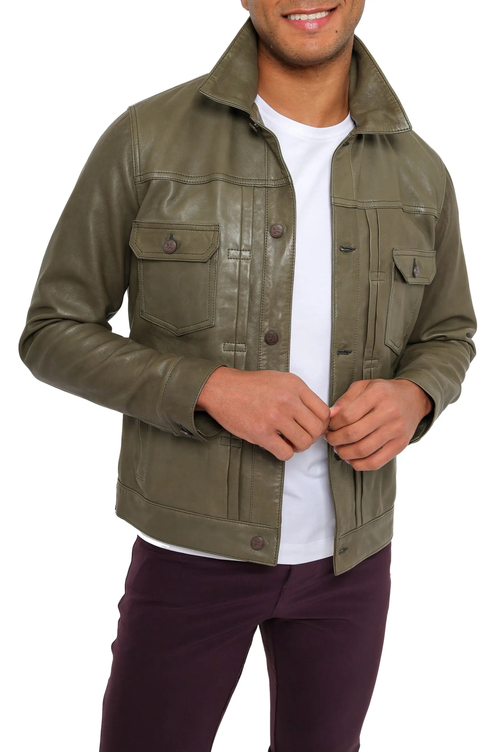 Men's Activewear: Leather Jackets