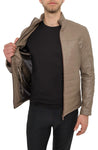 DINO Leather Bomber Jacket